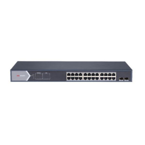 HIKVISION DS-3E1526P-SI, Smart managed switch 24x Gb PoE + 2x Gb SFP Uplink, 370W, Super PoE - dosah až 300m HIKVISION DS-3E1526P-SI, Smart managed switch 24x Gb PoE + 2x Gb SFP Uplink, 370W, Super PoE - dosah až 300m
