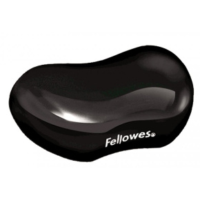 Podložka pod zápěstí Fellowes CRYSTAL gelová černá Podložka pod zápěstí Fellowes CRYSTAL gelová černá