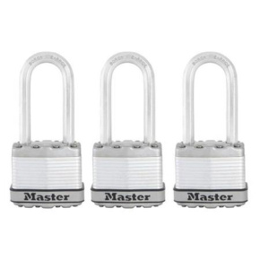 Master Lock Titanový visací zámek -  Excell - 45mm (3 ks / blistr)