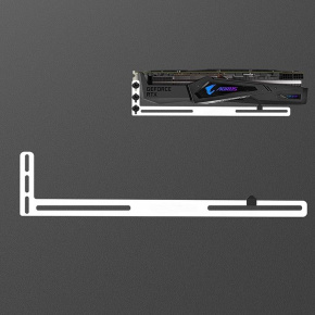 1stCool Podpěra GPU Hliníkový držák, bílá 1stCool Podpěra GPU Hliníkový držák, bílá