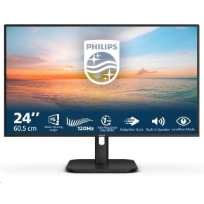Philips MT 23,8" 24E1N1200A - 1920x1080,IPS,120Hz,D-Sub,HDMI,DP,Repro Philips MT 23,8" 24E1N1200A - 1920x1080,IPS,120Hz,D-Sub,HDMI,DP,Repro