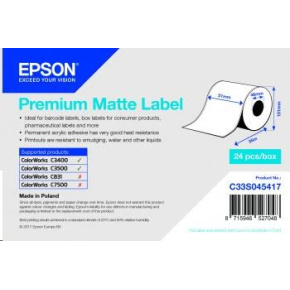 Epson label roll, normal paper, 51mm Epson label roll, normal paper, 51mm