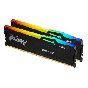 KINGSTON DIMM DDR5 128GB (Kit of 2) 5600MT/s CL36 FURY Beast RGB EXPO