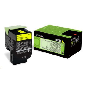 LEXMARK Yellow toner 802Y pro CX310/410/510 z programu Lexmark Return (1000 stran) LEXMARK Yellow toner 802Y pro CX310/410/510 z programu Lexmark Return (1000 stran)